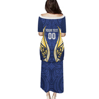Bay of Plenty 2026 Rugby Custom Puletasi NZ Maori Silver Fern LT14 - Polynesian Pride