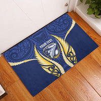 Bay of Plenty 2026 Rugby Custom Rubber Doormat NZ Maori Silver Fern
