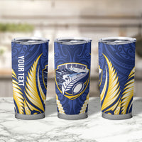 Bay of Plenty 2026 Rugby Custom Tumbler Cup NZ Maori Silver Fern LT14 - Polynesian Pride