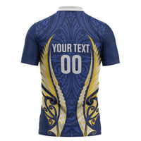 Bay of Plenty 2026 Rugby Custom Zipper Polo Shirt NZ Maori Silver Fern