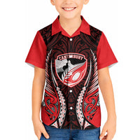 Canterbury 2026 Rugby Custom Hawaiian Shirt NZ Maori Silver Fern LT14 - Polynesian Pride