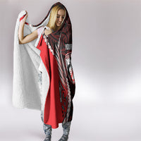 Canterbury 2026 Rugby Custom Hooded Blanket NZ Maori Silver Fern