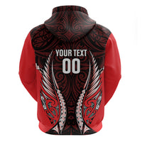Canterbury 2026 Rugby Custom Hoodie NZ Maori Silver Fern LT14 - Polynesian Pride