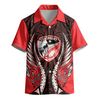 Canterbury 2026 Rugby Custom Kid Hawaiian Shirt NZ Maori Silver Fern LT14 - Polynesian Pride