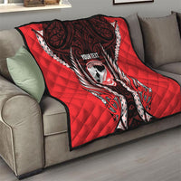 Canterbury 2026 Rugby Custom Quilt NZ Maori Silver Fern LT14 - Polynesian Pride