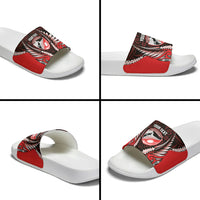 Canterbury 2026 Rugby Custom Slide Sandals NZ Maori Silver Fern