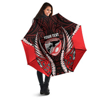 Canterbury 2026 Rugby Custom Umbrella NZ Maori Silver Fern LT14 - Polynesian Pride
