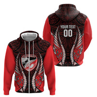 Canterbury 2026 Rugby Custom Zip Hoodie NZ Maori Silver Fern LT14 - Polynesian Pride