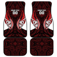 Counties Manukau 2026 Rugby Custom Car Mats NZ Maori Silver Fern