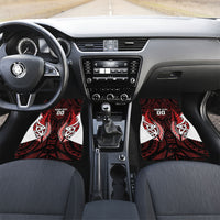 Counties Manukau 2026 Rugby Custom Car Mats NZ Maori Silver Fern