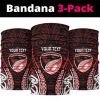 Counties Manukau 2026 Rugby Custom Neck Gaiter NZ Maori Silver Fern