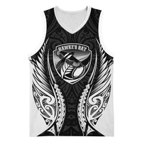 Hawke's Bay 2026 Rugby Custom Basketball Jersey NZ Maori Silver Fern
