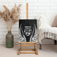Hawke's Bay 2026 Rugby Custom Canvas Wall Art NZ Maori Silver Fern
