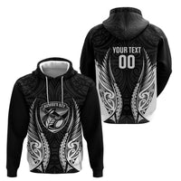 Hawke's Bay 2026 Rugby Custom Hoodie NZ Maori Silver Fern LT14 - Polynesian Pride