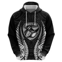 Hawke's Bay 2026 Rugby Custom Hoodie NZ Maori Silver Fern LT14 - Polynesian Pride