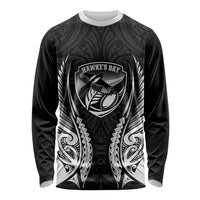 Hawke's Bay 2026 Rugby Custom Long Sleeve Shirt NZ Maori Silver Fern