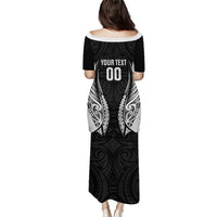 Hawke's Bay 2026 Rugby Custom Puletasi NZ Maori Silver Fern