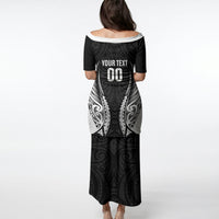Hawke's Bay 2026 Rugby Custom Puletasi NZ Maori Silver Fern LT14 - Polynesian Pride