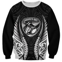 Hawke's Bay 2026 Rugby Custom Sweatshirt NZ Maori Silver Fern