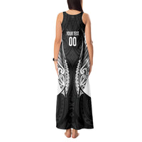 Hawke's Bay 2026 Rugby Custom Tank Maxi Dress NZ Maori Silver Fern LT14 - Polynesian Pride