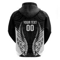 Hawke's Bay 2026 Rugby Custom Zip Hoodie NZ Maori Silver Fern LT14 - Polynesian Pride