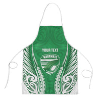 Manawatu 2026 Rugby Custom Apron NZ Maori Silver Fern LT14 Green - Polynesian Pride