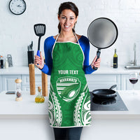 Manawatu 2026 Rugby Custom Apron NZ Maori Silver Fern LT14 - Polynesian Pride