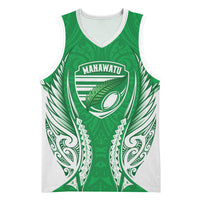 Manawatu 2026 Rugby Custom Basketball Jersey NZ Maori Silver Fern