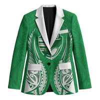 Manawatu 2026 Rugby Custom Blazer NZ Maori Silver Fern LT14 Unisex Green - Polynesian Pride