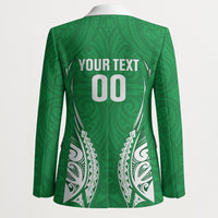 Manawatu 2026 Rugby Custom Blazer NZ Maori Silver Fern LT14 - Polynesian Pride