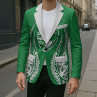 Manawatu 2026 Rugby Custom Blazer NZ Maori Silver Fern LT14 - Polynesian Pride