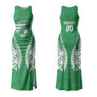 Manawatu 2026 Rugby Custom Couples Matching Tank Maxi Dress and Hawaiian Shirt NZ Maori Silver Fern LT14 - Polynesian Pride