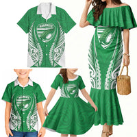 Manawatu 2026 Rugby Custom Family Matching Mermaid Dress and Hawaiian Shirt NZ Maori Silver Fern LT14 - Polynesian Pride