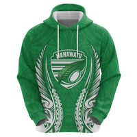Manawatu 2026 Rugby Custom Hoodie NZ Maori Silver Fern LT14 - Polynesian Pride