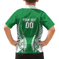 Manawatu 2026 Rugby Custom Kid Hawaiian Shirt NZ Maori Silver Fern LT14 - Polynesian Pride