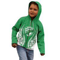 Manawatu 2026 Rugby Custom Kid Hoodie NZ Maori Silver Fern