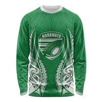 Manawatu 2026 Rugby Custom Long Sleeve Shirt NZ Maori Silver Fern