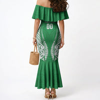 Manawatu 2026 Rugby Custom Mermaid Dress NZ Maori Silver Fern LT14 - Polynesian Pride