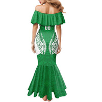 Manawatu 2026 Rugby Custom Mermaid Dress NZ Maori Silver Fern