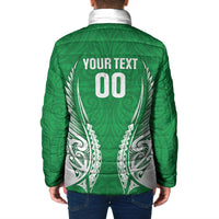 Manawatu 2026 Rugby Custom Padded Jacket NZ Maori Silver Fern LT14 - Polynesian Pride