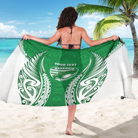 Manawatu 2026 Rugby Custom Sarong NZ Maori Silver Fern LT14 - Polynesian Pride