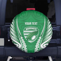 Manawatu 2026 Rugby Custom Spare Tire Cover NZ Maori Silver Fern