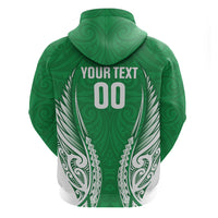 Manawatu 2026 Rugby Custom Zip Hoodie NZ Maori Silver Fern LT14 - Polynesian Pride