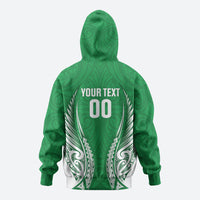 Manawatu 2026 Rugby Custom Zip Hoodie NZ Maori Silver Fern LT14 - Polynesian Pride