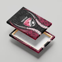 North Harbour 2026 Rugby Custom Canvas Wall Art NZ Maori Silver Fern