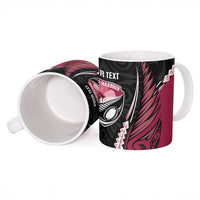 North Harbour 2026 Rugby Custom Ceramic Mug NZ Maori Silver Fern LT14 - Polynesian Pride