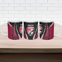 North Harbour 2026 Rugby Custom Ceramic Mug NZ Maori Silver Fern LT14 - Polynesian Pride