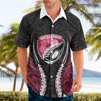 North Harbour 2026 Rugby Custom Hawaiian Shirt NZ Maori Silver Fern LT14 - Polynesian Pride