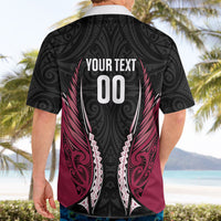 North Harbour 2026 Rugby Custom Hawaiian Shirt NZ Maori Silver Fern LT14 - Polynesian Pride
