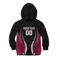 North Harbour 2026 Rugby Custom Kid Hoodie NZ Maori Silver Fern